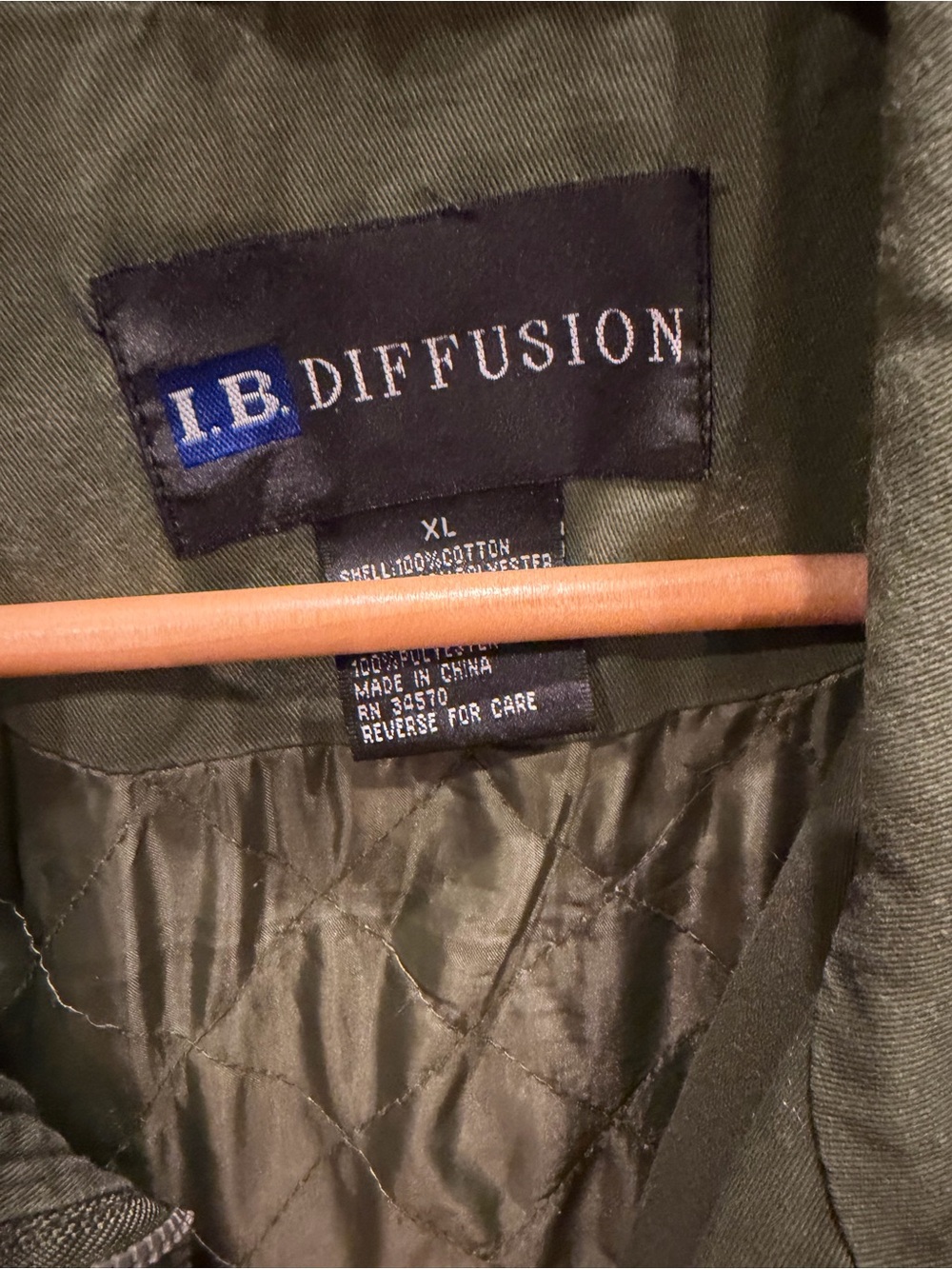 I.B. Diffusion Olive Utility Jacket - Picture 3 of 4